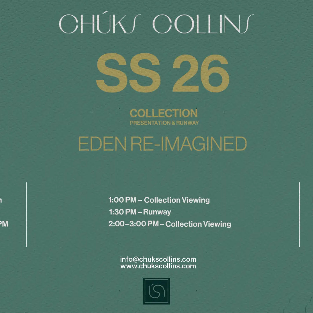 Chuks Collins at NYFW SS26: Eden Re-Imagine Unveiling