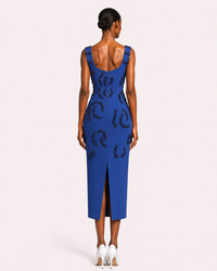 Blue Beaded Dress
