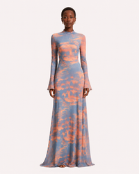 SUNSET MESH GOWN