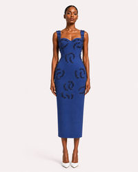 Blue Beaded Dress