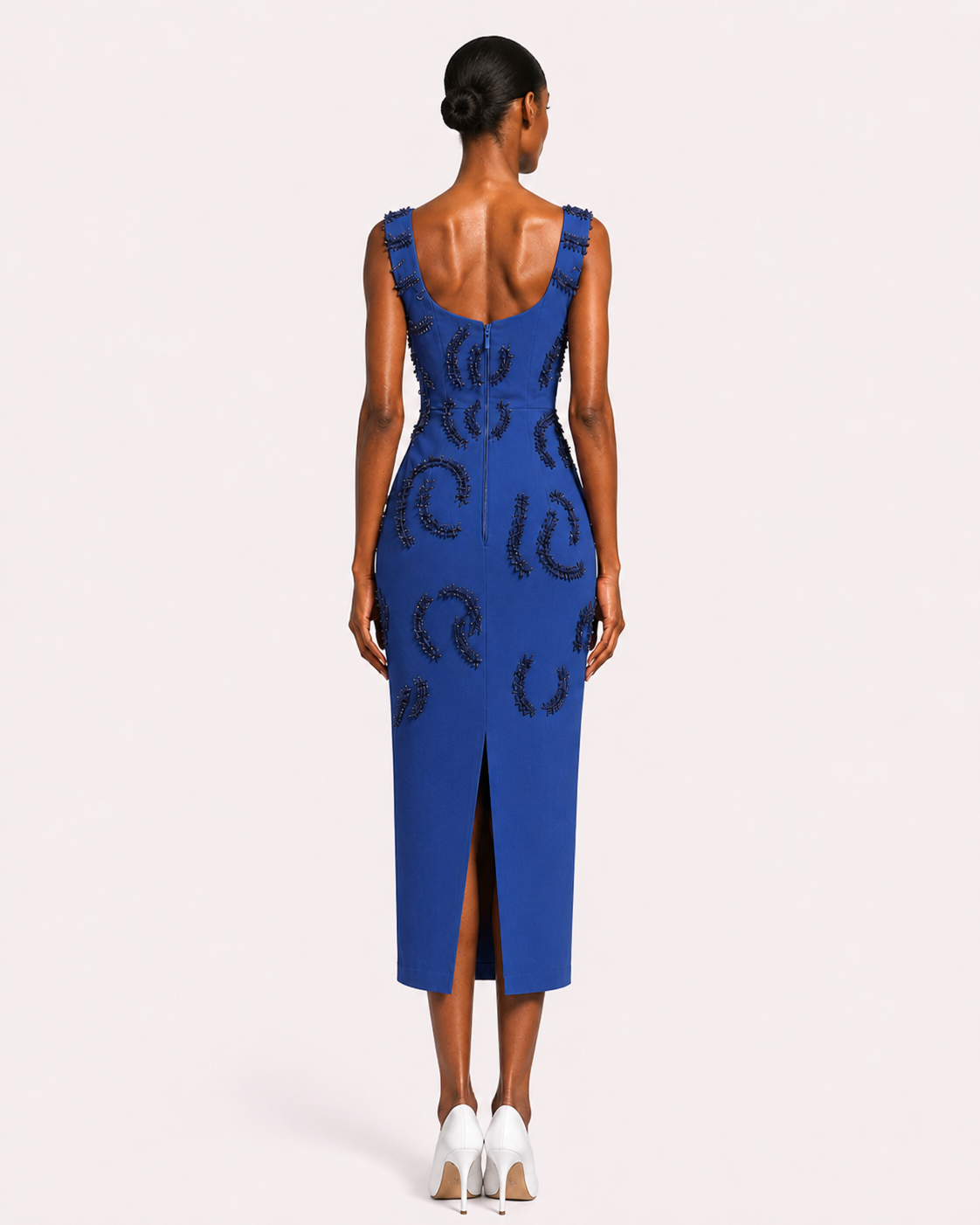 Blue Beaded Dress