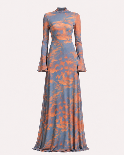 SUNSET MESH GOWN