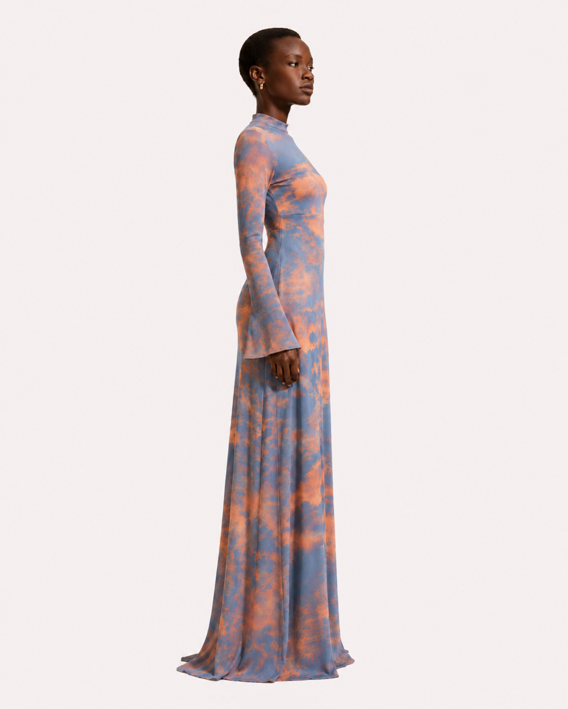 SUNSET MESH GOWN