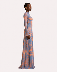 SUNSET MESH GOWN
