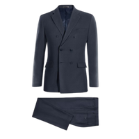 Double-breated 6 buttons