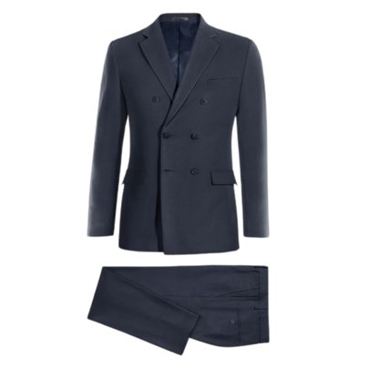 Double-breated 6 buttons