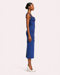 Blue Beaded Dress