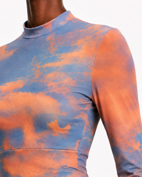 SUNSET MESH GOWN